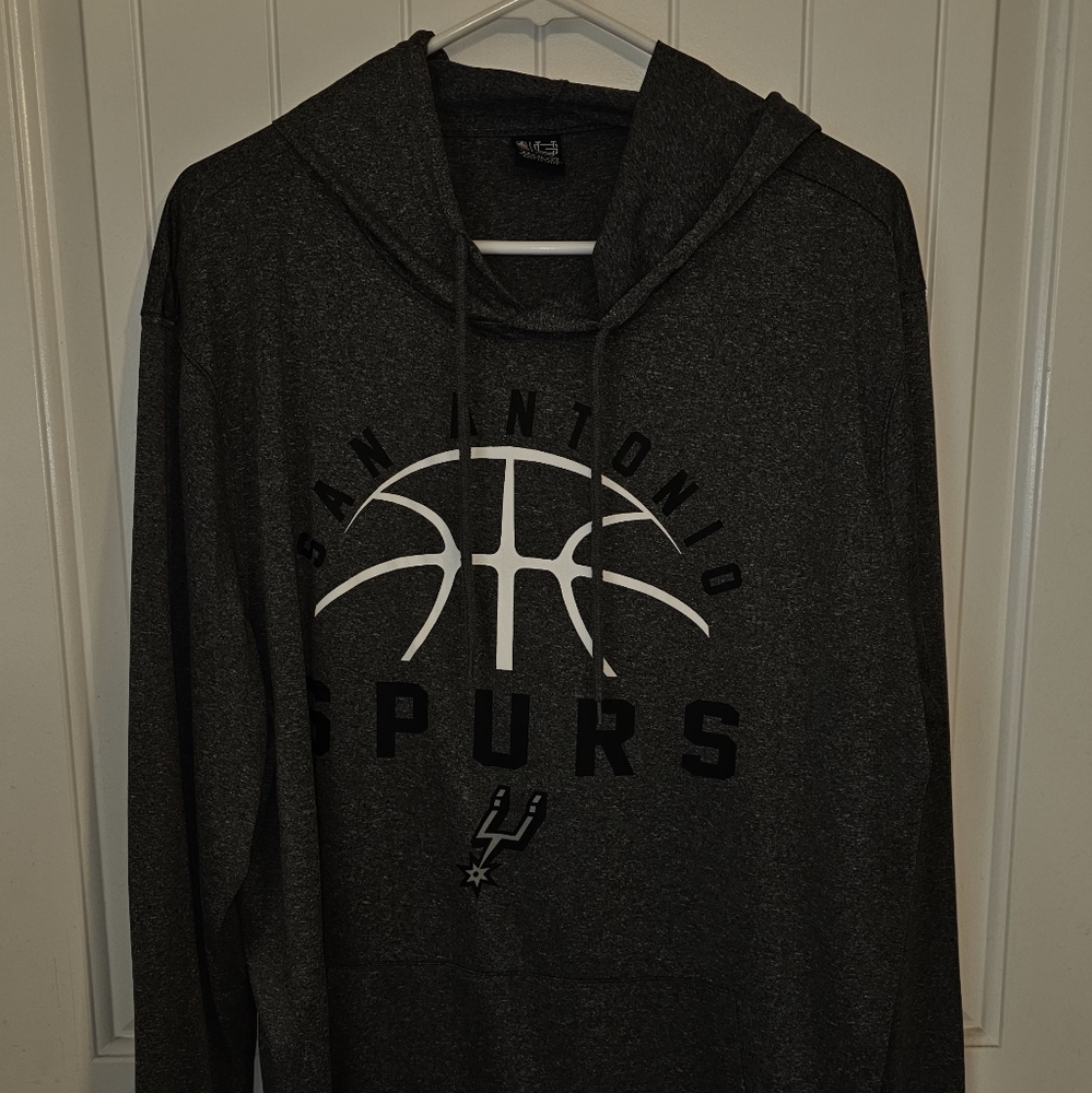 NBA San Antonio Spurs Gray Hoodie